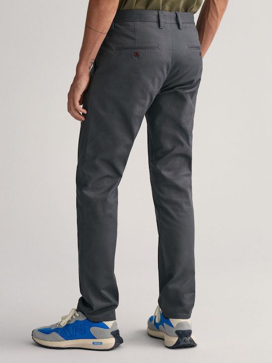 Gant Men's Trousers Gray
