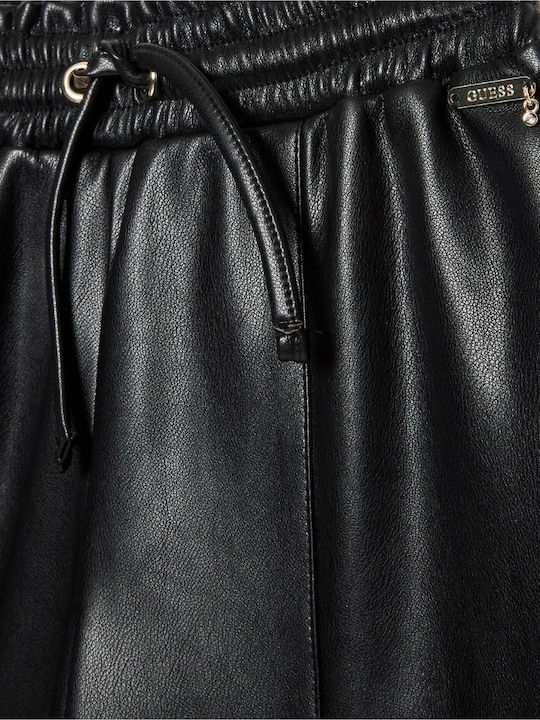 Pantaloni din Piele pentru Copii Negru