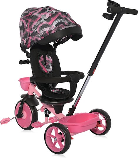 Lorelli Revel Convertible with Parental Handle for 3-5 Years Pink