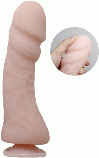 Baile Realistisches Dildo mit Hoden und Saugnapf Fleisch 23.5cm