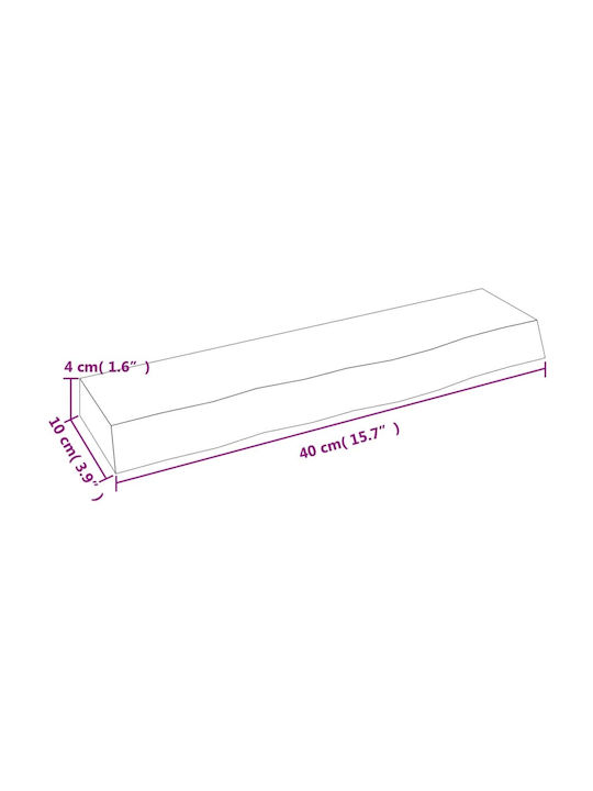 Regal Wand Beige 40x10x4cm