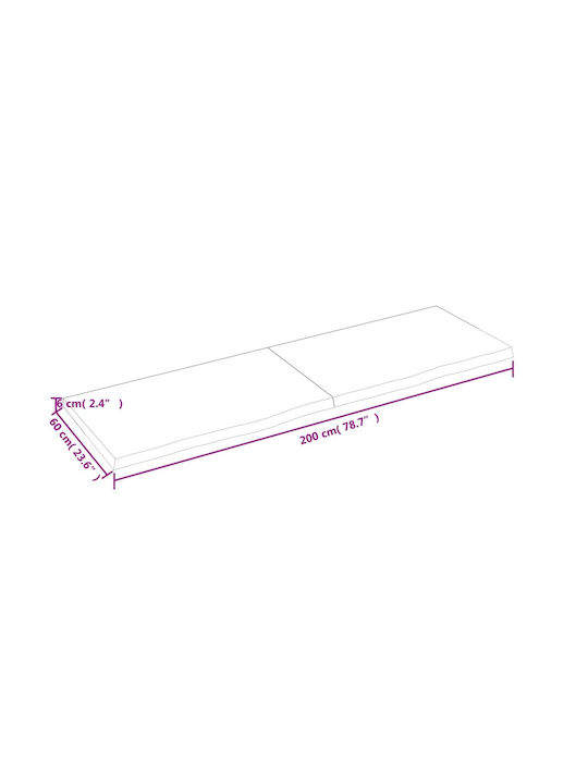 Regal Wand Gray 200x60x6cm