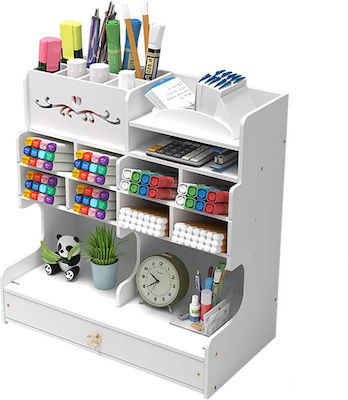 Lemn Desk Organizer 28x15x30cm White