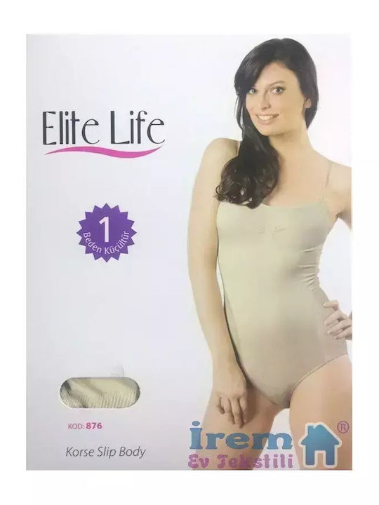 Elite Frauen Bodysuit Beige