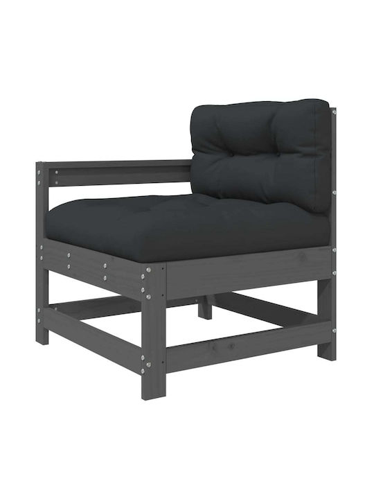 Tree-Seater Sofa Outdoor Wooden with Pillows 62x62x70.5cm