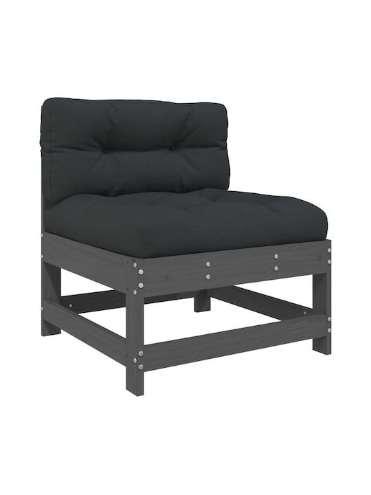 Tree-Seater Sofa Outdoor Wooden with Pillows 62x62x70.5cm
