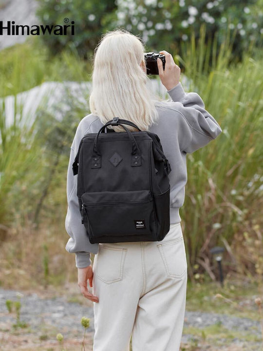 Himawari Backpack Αδιάβροχο Μαύρο