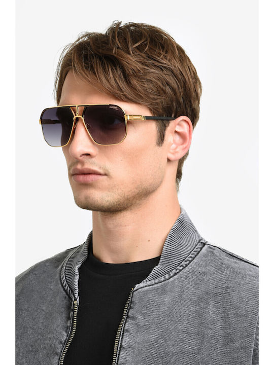 Carrera Men's Sunglasses with Black Metallic Frame and Grey Gradient Lens 1062/S SAO9O