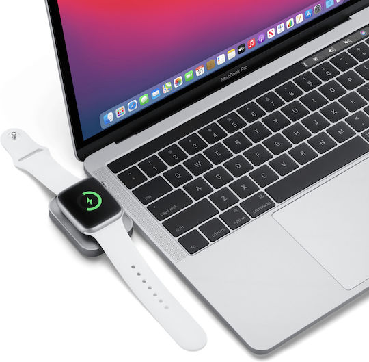 Satechi ST-UC2WCDM Suport de încărcare în culoarea Gri pentru Apple AirPods 1 / AirPods 2