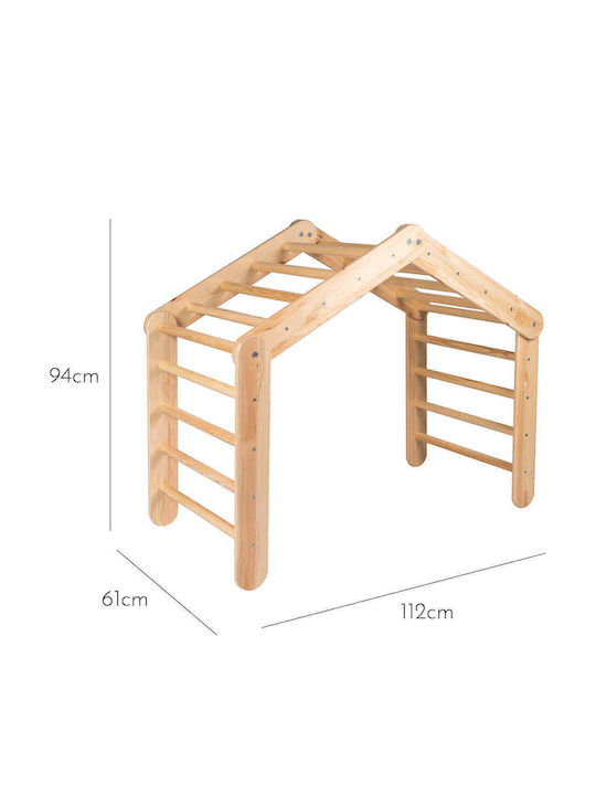 Meow Baby Παιδική Σκηνή Climbing Ladder Large House Γκρι