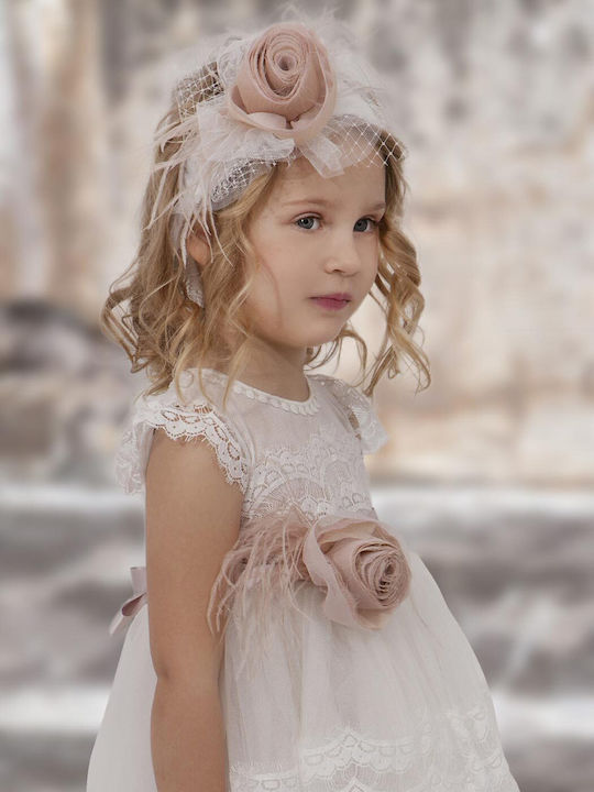 Designer's Cat Ecru Baptism Dress made of Lace