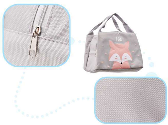 ikonka School Insulated Hand Lunch Bag Pink