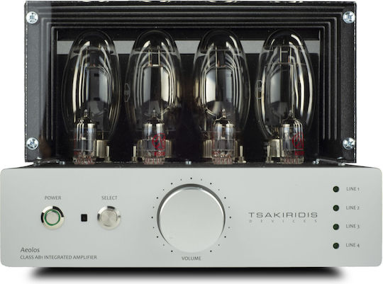 Tsakiridis Devices Aeolos Ultima Λαμπάτος Ολοκληρωμένος Ενισχυτής Hi-Fi Stereo 10029 Ασημί
