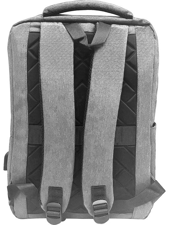 Gift-Me Tasche Rucksack für Laptop 15" in Gray Farbe ATP-4324-LGRA