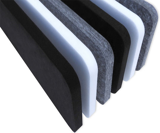 Audiodesigner ECOBAFFLE-SQ-6/6-Schwarz-Set Audio-Behandlungsmaterial Panel (4 Stück) 60cm x 60cm x 40mm