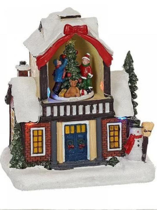 TnS Weihnachts- Beleuchtete Dekorative Darstellung mit Musik 19x17x12cm