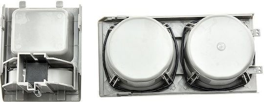 NTY Car Cup Holder 2 Positions for Console in Gray Color