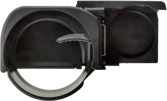 NTY Car Cup Holder 1 Position for Console in Black Color