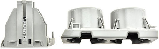 NTY Car Cup Holder 2 Positions for Console in Gray Color