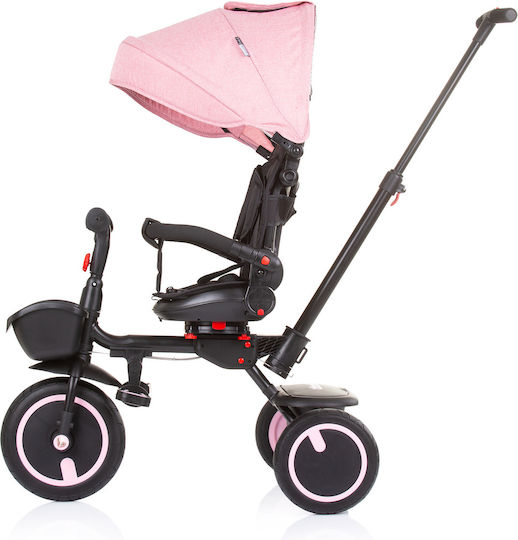 Chipolino Quick Превозно Средство с Ръкохватка за Родител за 1.5+ Години Розова Вода