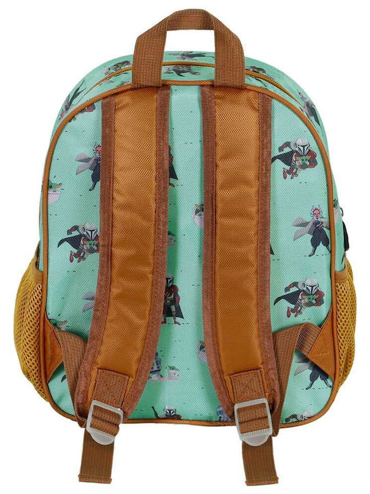 Karactermania 3D Schulranzen Rucksack Kindergarten Grün mit Flaschenhalter