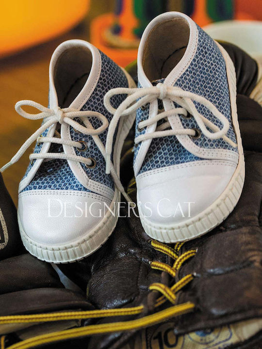 Designer's Cat Pantofi De Botez Pentru Băieți Adidași