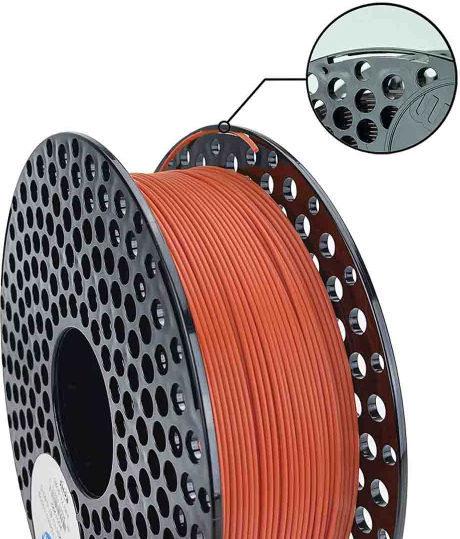 Azurefilm PLA 3D Printer Filament 1.75mm Sunset Orange 1kg FPL-OA0031 1τμχ (Spool)