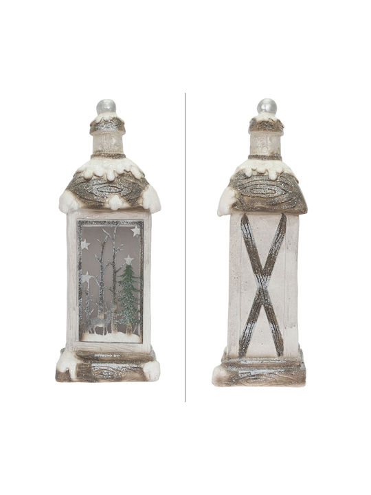 ECD Germany Christmas White Battery Lantern 60x22cm
