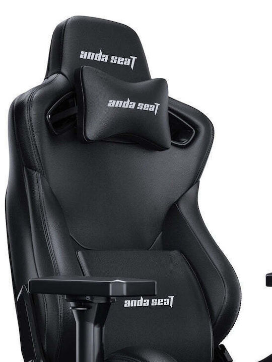 Anda Seat Kaiser Frontier XL Καρέκλα Gaming Δερματίνης με Ρυθμιζόμενα Μπράτσα Μαύρη