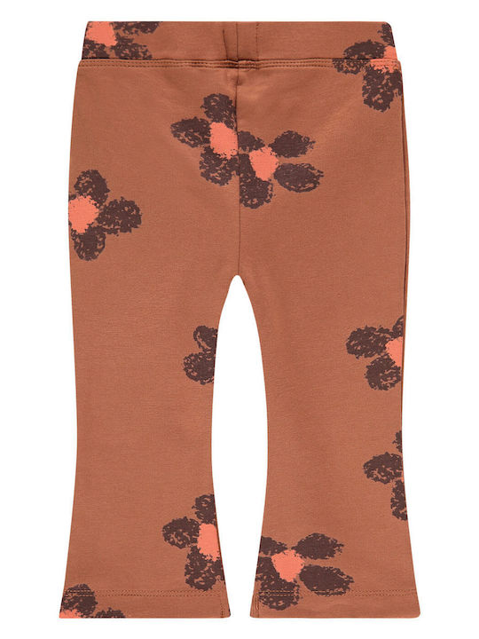 Babyface Kids Long Legging Floral Brown