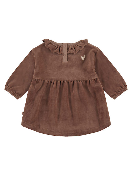 Babyface Kids Dress Velvet Brown