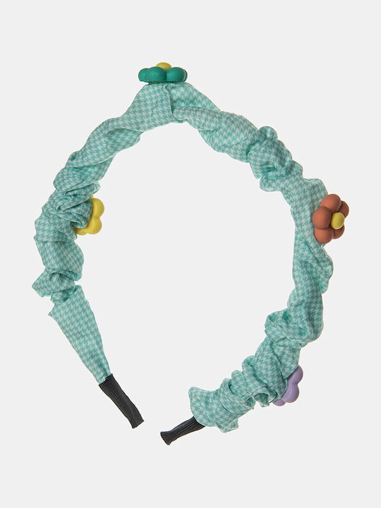 Alouette Green Kids Headbands Set with Flower 3pcs