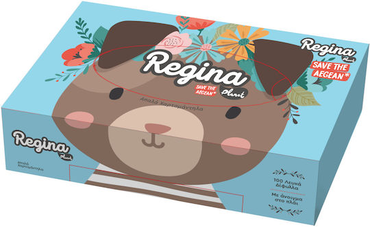 Regina 100 Χαρτομάντηλα 2 Φύλλων (1 Κουτί)