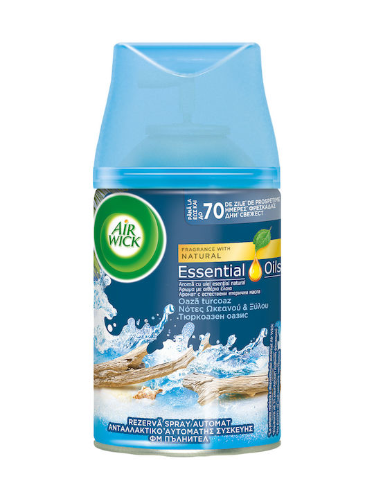 Airwick Ersatz für Sprühgerät mit Duft Türkisfarbene Oase 1Stück 250ml