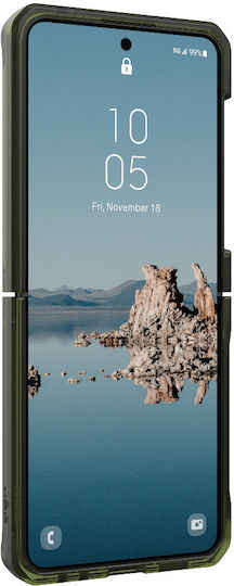 UAG Plyo Pro Back Cover Σιλικόνης / Πλαστικό Μαγνητικό Χακί (Galaxy Z Flip)