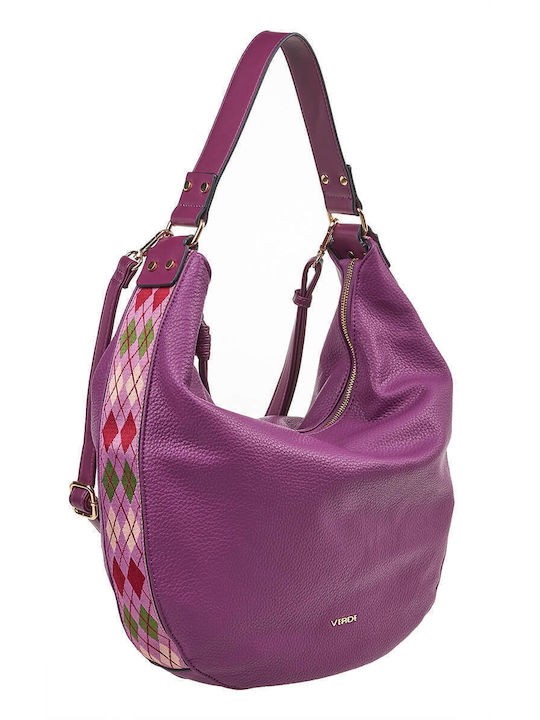 Verde Women's Bag Shoulder Purple