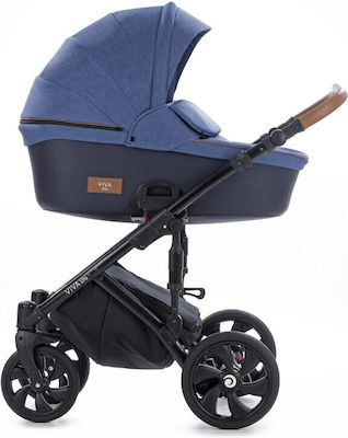 Tutis Viva Life 2 in 1 Adjustable 2 in 1 Baby Stroller Suitable for Newborn Blue Indigo 076 14.5kg