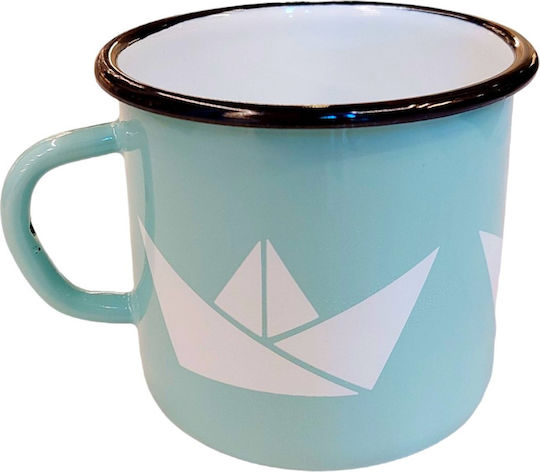 Mug Enamel Beige 350ml