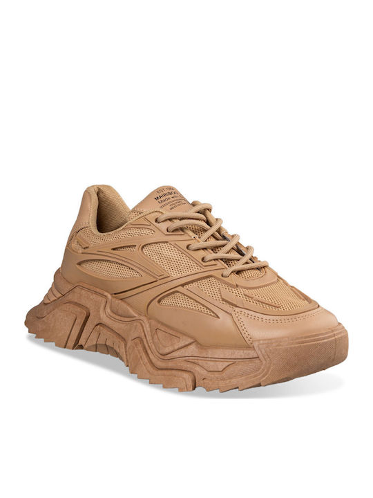 Damen Chunky Sneakers Beige