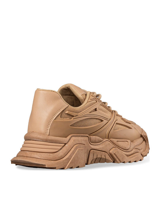 Damen Chunky Sneakers Beige