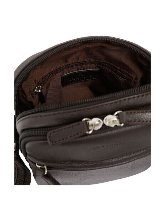 Leather Men's Bag Shoulder / Crossbody Brown