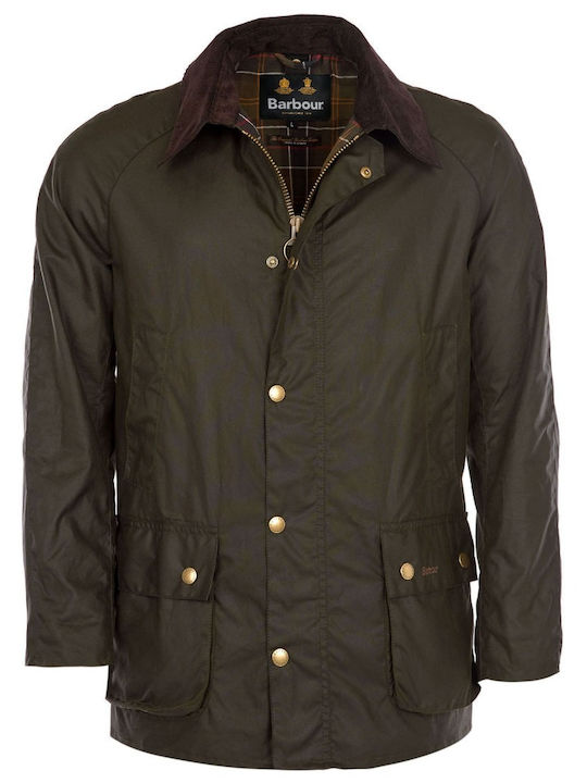 Ashby Wax Winter Jacke Khaki