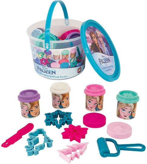 AS Plasticine Disney Frozen Play Set Can for 3+ Years 4 Pieces