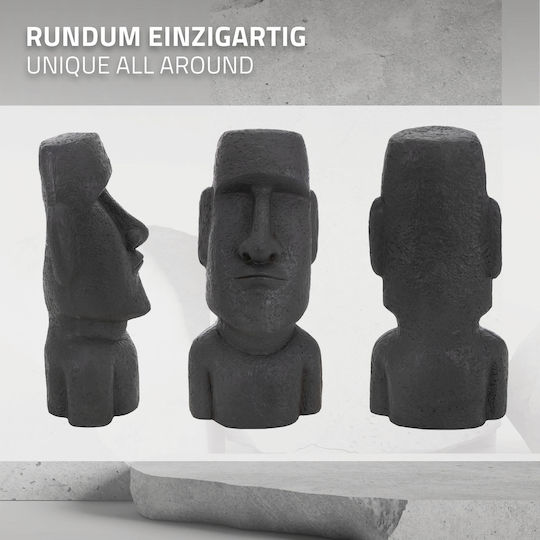 ECD Germany Διακοσμητική Προτομή από Πέτρα Moai Rapa Nuil 26.5x19x53.5cm