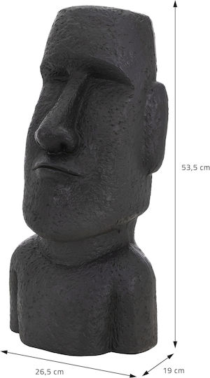 ECD Germany Διακοσμητική Προτομή από Πέτρα Moai Rapa Nuil 26.5x19x53.5cm