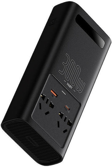 Baseus Inverter Αυτοκινήτου Καθαρού Ημιτόνου 300W για 24V DC