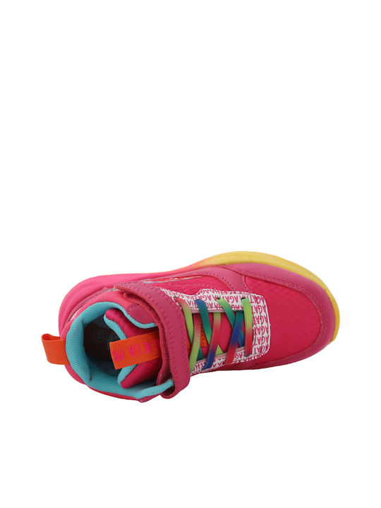 Kids Sneakers High with Scratch Multicolour