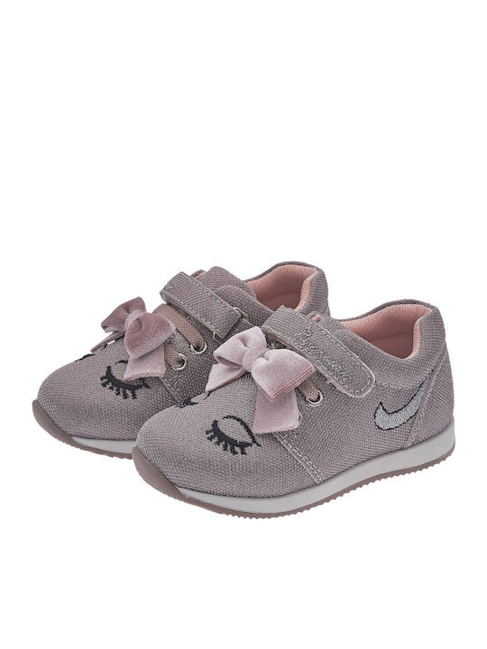 Fionnery Kids Sneakers Anatomic with Scratch Pink