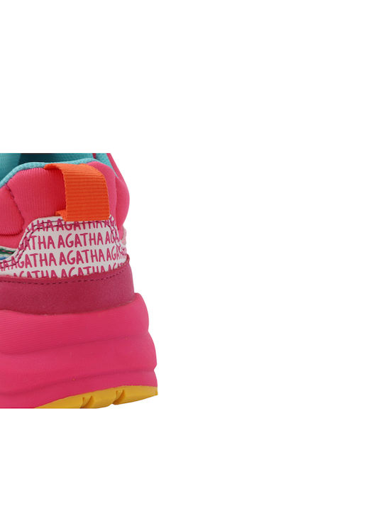 Kids Sneakers High with Scratch Multicolour