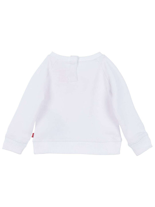 Levi's Kinder Sweatshirt Weiß Logo Crew